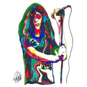 Joey Ramone Ramones Singer Punk Rock Music Poster Print Wall Art 18x24